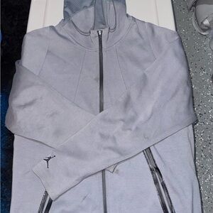 Jordan Light Gray Athletic Hoodie